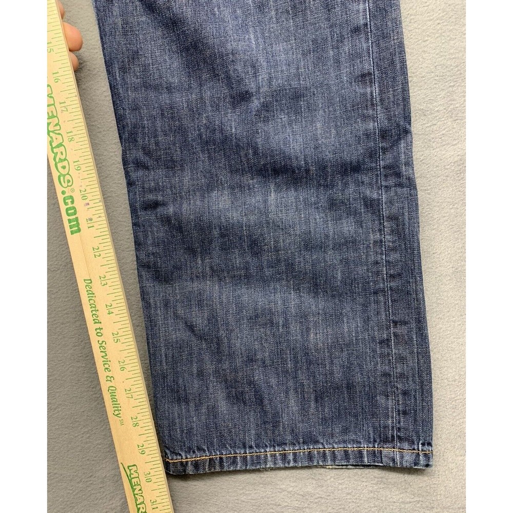 Levi's Strauss 514 Denim Jeans Men's Size 38 X 34 Blue 100% Cotton Straight Leg - Picture 6 of 16